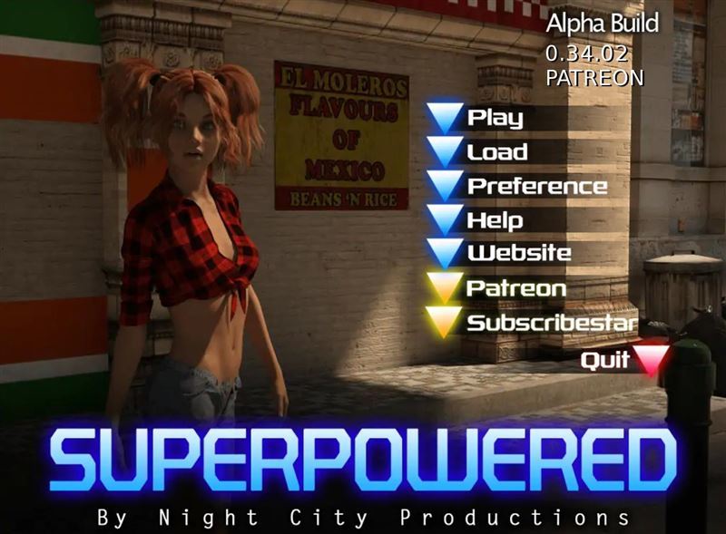 Night City Productions Superpowered Version 0.34.02+Compressed Version
