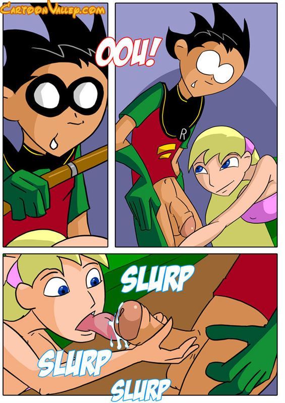 The Teen Titans Pool Ending In Anal Sex by Cartoon Valley