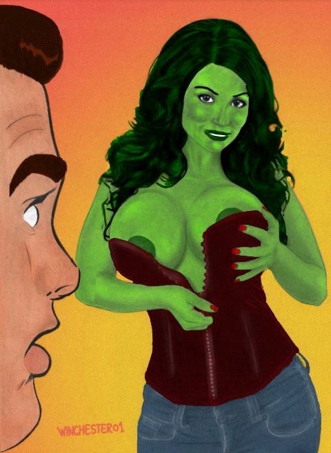 She-Hulk sexy art collection