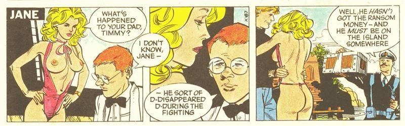 Jane comic strips 1985 - 1990