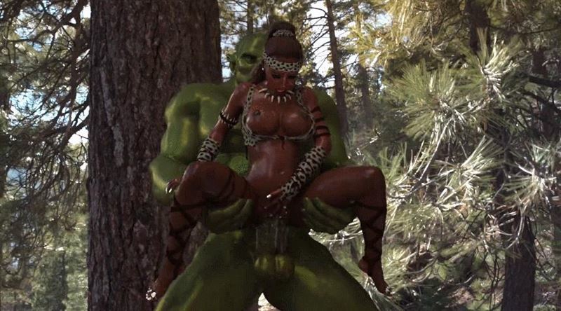 Amaya and the Orc 3D GIF by Daywalker