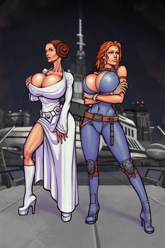 Boobsgames Leia and Mara Star Wars Ongoing