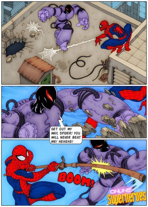 [Online Superheroes] Spiderman Fucks