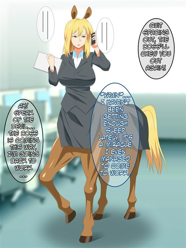 [Haruharutei] Centaur Yome! Tsundere Bakunyuu Jinba Musume ni Tanetsuke Seikatsu