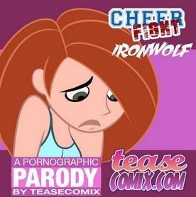 Teasecomix - Cheer Fight - Kim Possible And Bonnie Oil Wrestling