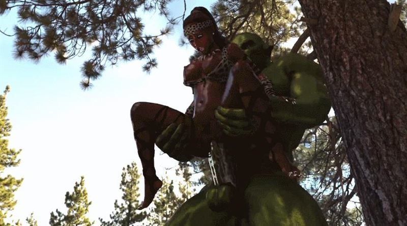 Amaya and the Orc 3D GIF by Daywalker