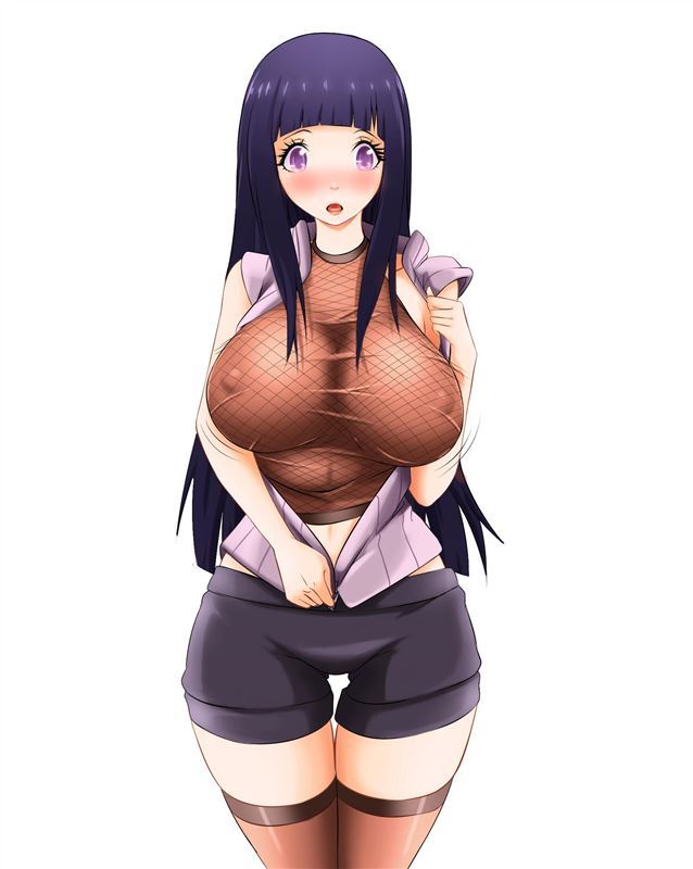 Hinata Hyuga in Porn Artwork from Evildei
