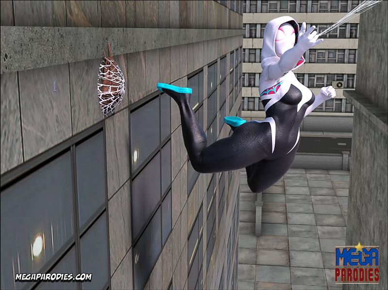 Spider Gwen X Rhino by MegaParodies