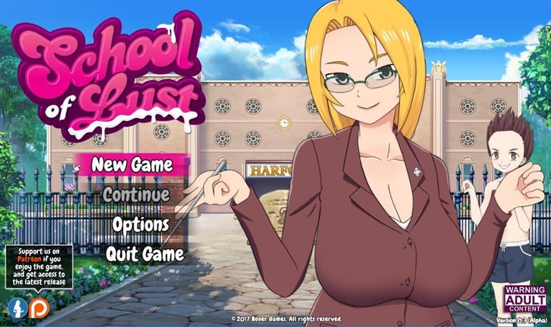 School of Lust Version 0.3.4 c+Save by Boner Games