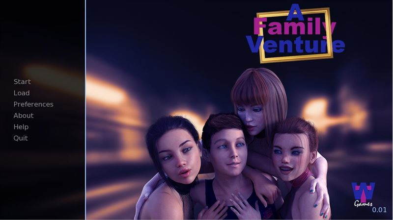 A Family Venture – Version 0.04f Xmas + Fix + Incest Patch + Compressed Version + CG by WillTylor Win/Mac