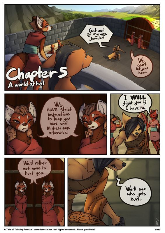 A Tale of Tails: Chapter 5 – A World of Hurt by Feretta