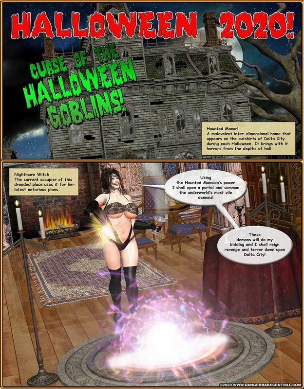 DangerBabeCentral – Halloween 2020 – Curse of the Halloween Goblins