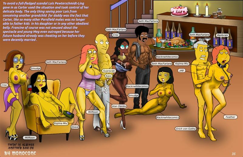 The Simpsons And Family Guy Porn Artwork By Monocone