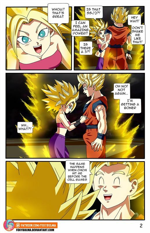 Foxybulma - Goku vs Kale and Caulifla