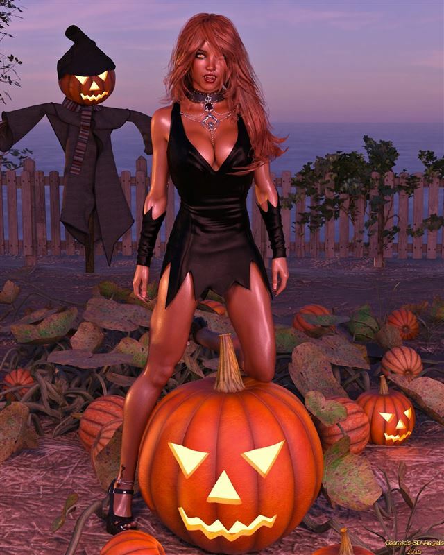 Happy Halloween by Cosmics3DAngels