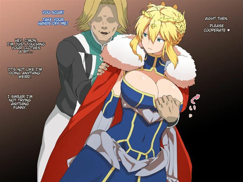 [Pononozo] Titoria and the male Chaldea staff member (Fate/Grand Order)