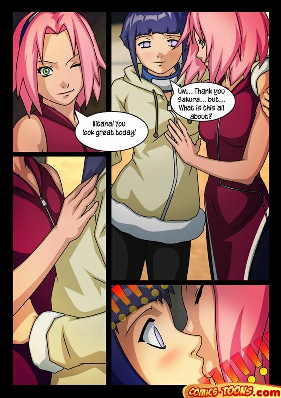 Comics-Toons - Threesome With Hinata and Sakura