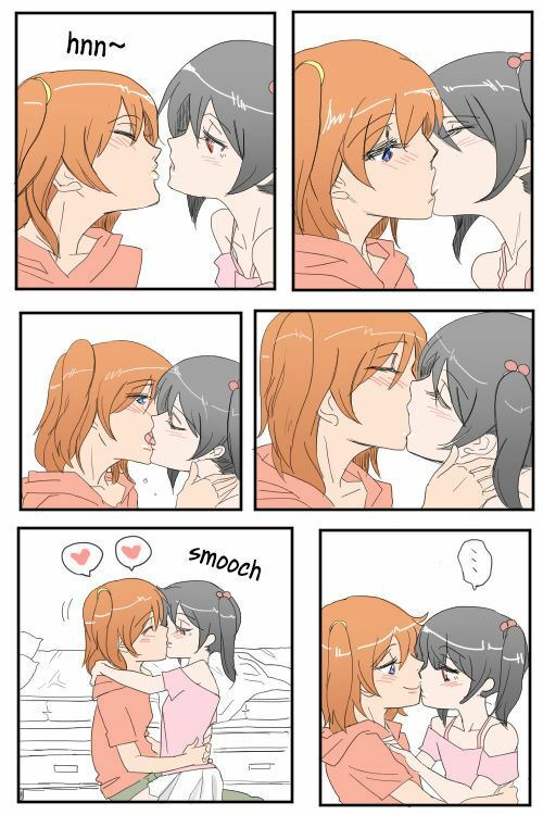 ほのにこがちゅっちゅﾁｭﾝﾁｭﾝしてるだけ A Manga where Honoka and Nico-chan only do kissy kissy lovey dovey stuff!