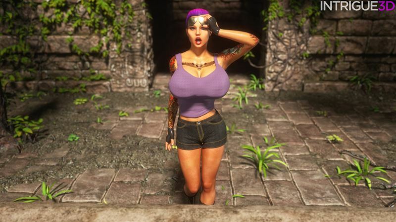 Intrigue3D and Supro - Lara Croft Gets Monster Cocked