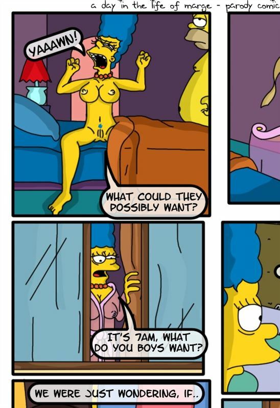 Life of Marge - Blargsnarf - Slutty mother loves to rough sex