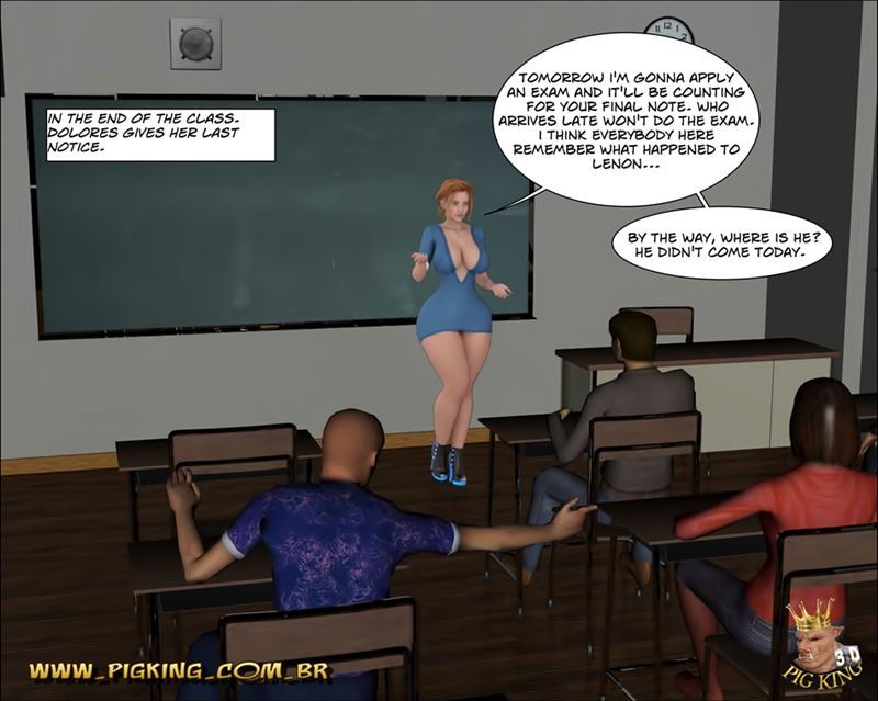 Teacher Dolores Learning Interracial Lesson by Pig King