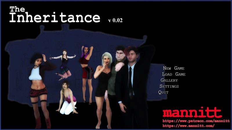 The Inheritance – Version 0.03 + Incest Patch + Compressed Version by Mannitt Win/Mac/Android