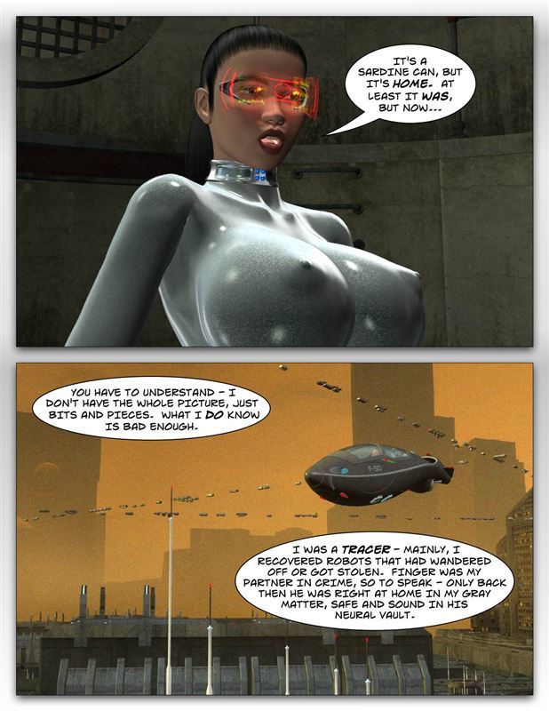Metrobay comix - Trishbot - The Drone Agenda - Grayed Out 15