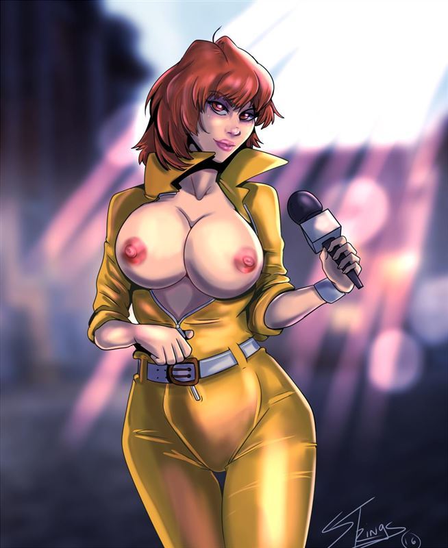 April O’Neil and many other hot cartoon babes in Porn Art Collection from Puppets