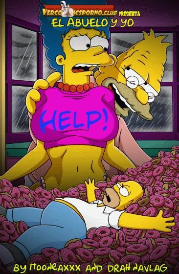 Vercomicsporno –  Simpsons “Grandpa and Me” Help