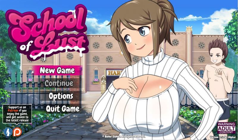 School of Lust Version 0.5.0b Win/Mac by Boner Games
