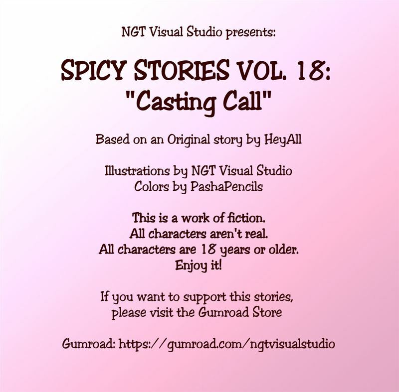 NGT – Spicy Stories 18 Casting Call
