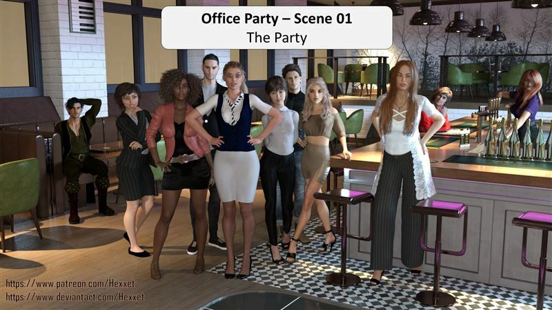 HexxetVal – Office Party – Scene 1-6