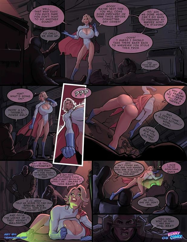Kennycomix, Temogam - Trouble in the City (Power Girl)