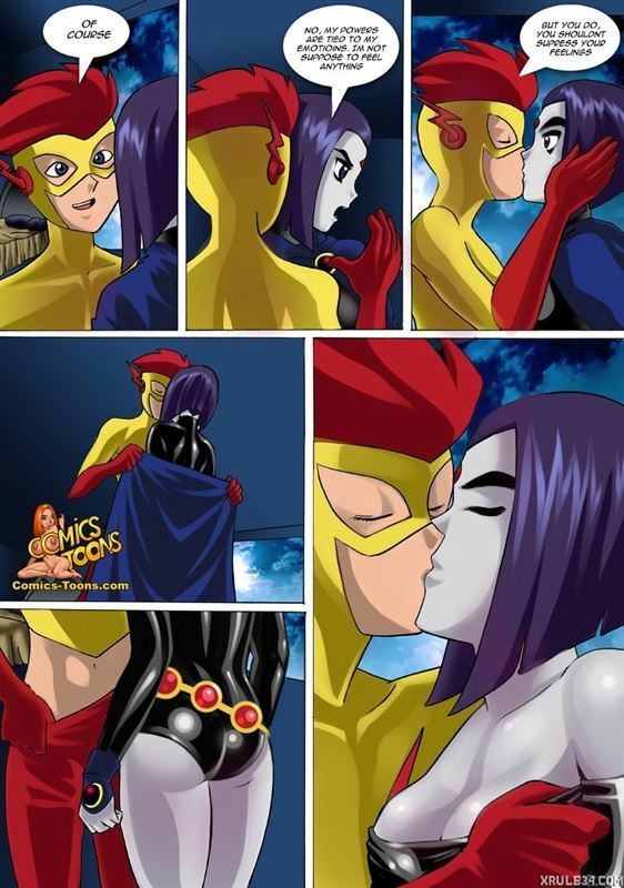 Comics-Toons - Raven X Kid Flash