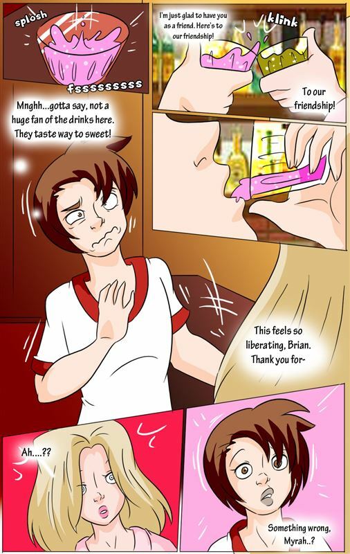 TFSubmissions - Girly Drinks TG Comic NSFW