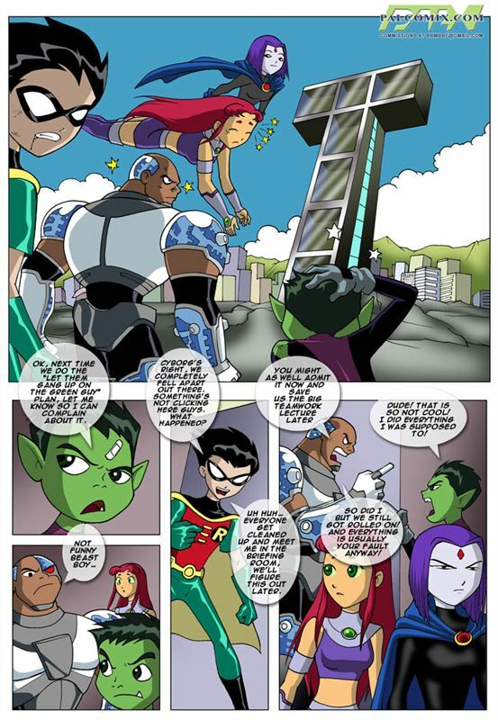 Palcomix – The Blame Game (Teen Titans) ENG SPA