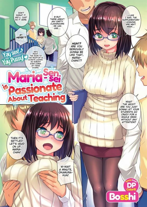 Bosshi - Maria-sensei Is Passionate About Teaching