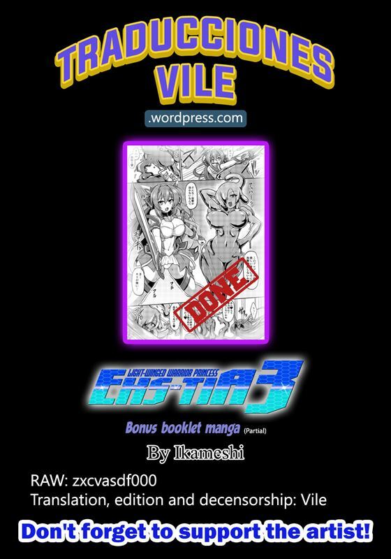 Kouyoku Senki ExS-Tia 3 - Tokuten shoosasshi manga Light-winged warrior princess ExS-Tia 3 - Bonus booklet manga =Vile=