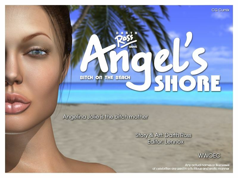 Angels Shore with Angelina Jolie by Darth Ross