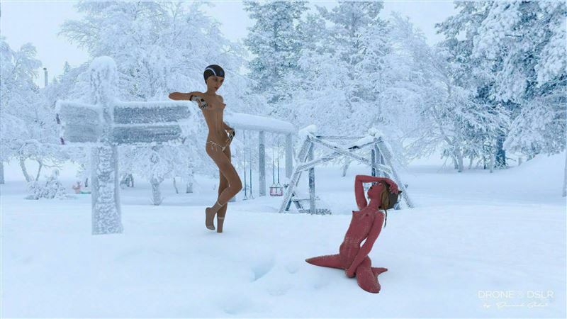 FrostEros - Nude jogging lesbians hot in extreme cold