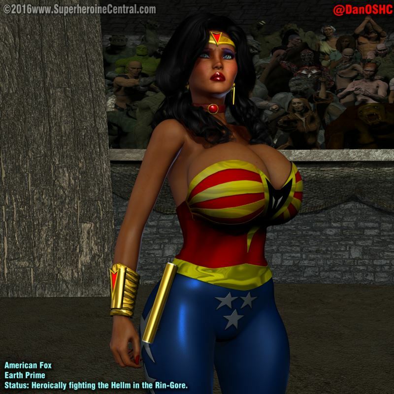 SuperHeroineCentral - Massive Mammaried Maiden of Might - Introductive Set
