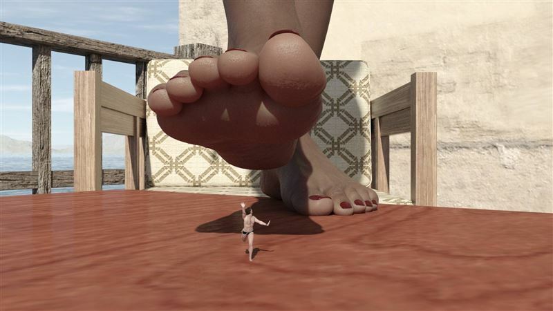 VirtualGiantess - Crushed Under Her Foot