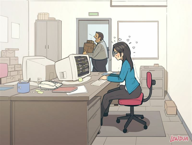 Lewdua - A Typical Office Day