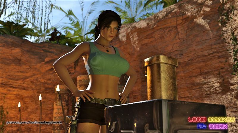 LewdMonkeyAtWork - Lara Croft - Rumble in the Jungle