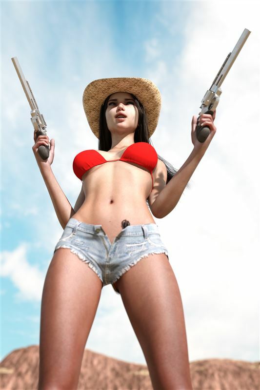 OH3D - A Girl Who Love Big Guns NUDE
