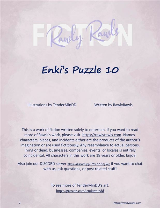 Tendermindd - Enki's Puzzle Chapter 10: Rawly Rawls Fiction