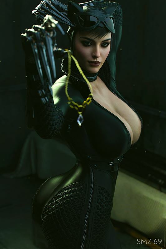 SMZ-69 - Natasha,Catwoman,Harley (Black Widow)