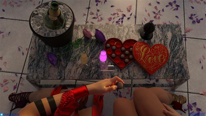 CHATBLEUX3DX – Hot Valentines Day