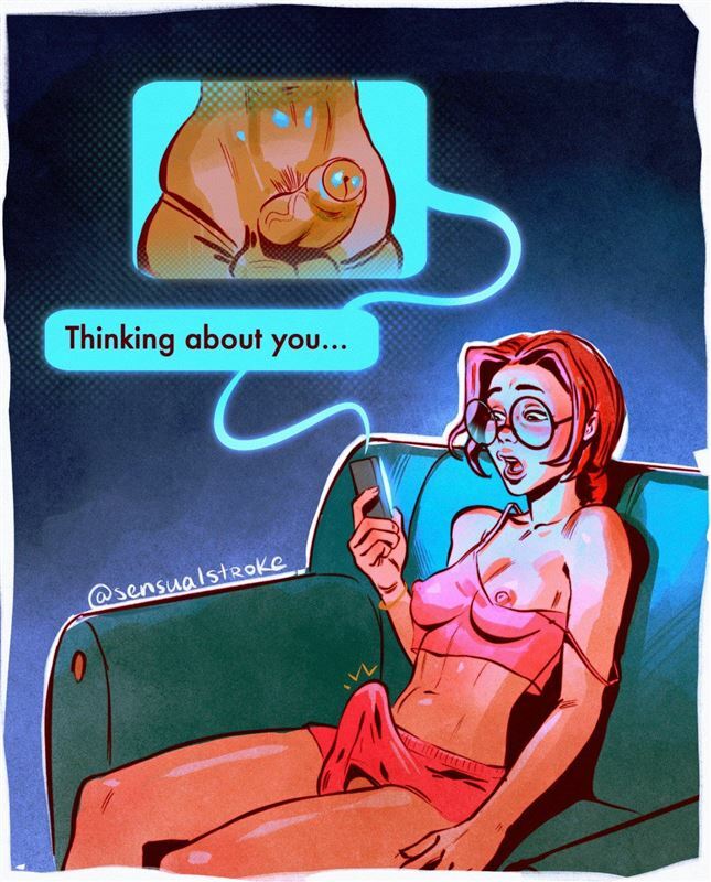Sensualstroke - Late night text - Comic