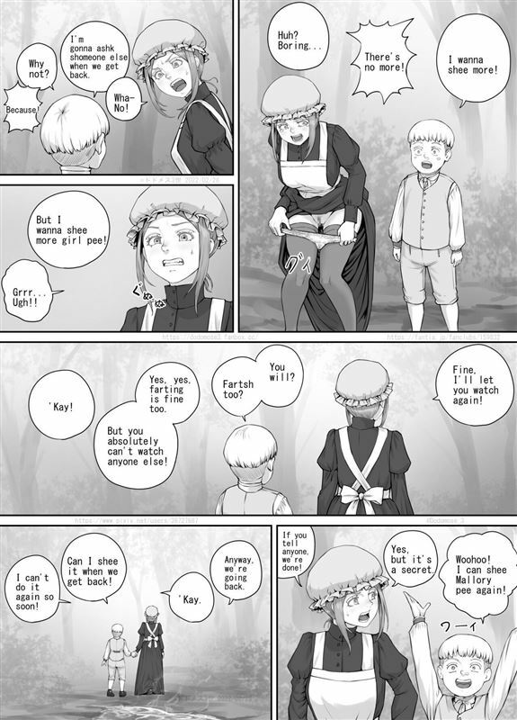 メイドさんとお坊ちゃまの漫画（English Version）